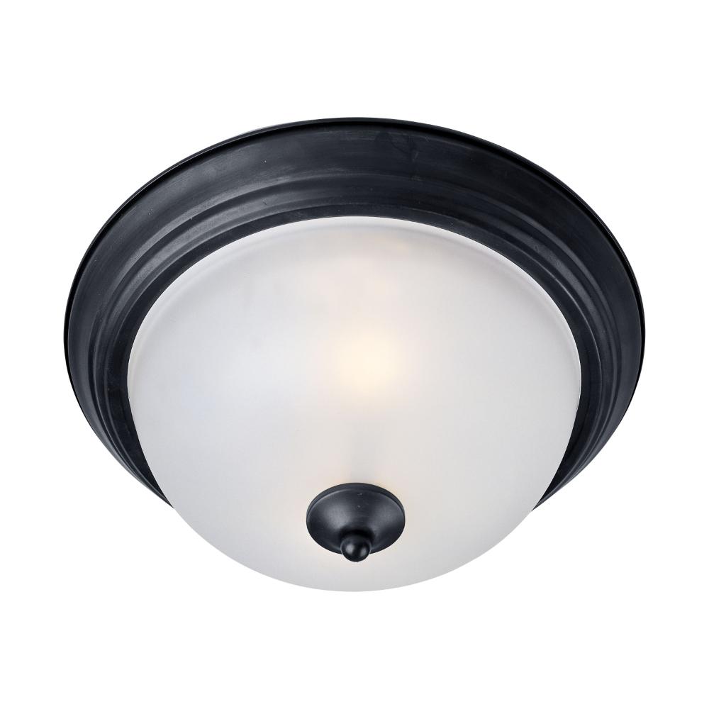 Maxim Lighting 5842FTBK Essentials 3-Light Flush Mount in Black