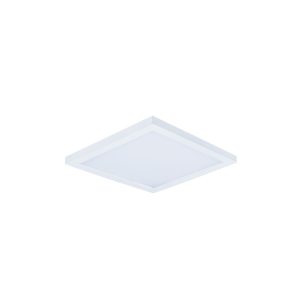 Maxim Lighting 58722WTWT Wafer 7" SQ LED Surface Mount 3000K in White