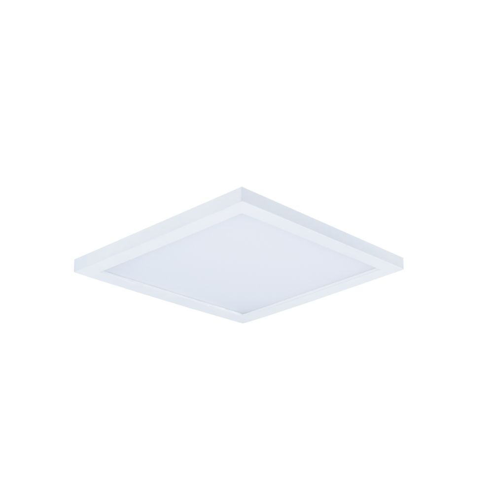 Maxim Lighting 58724WTWT Wafer 9" SQ LED Surface Mount 3000K in White