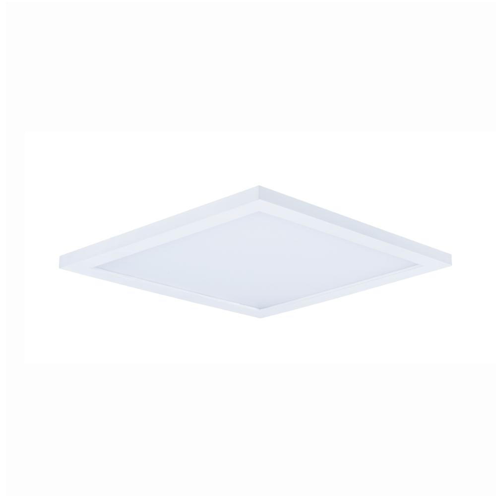 Maxim Lighting 58739WTWT Wafer 15" SQ LED Surface Mount 4000K in White
