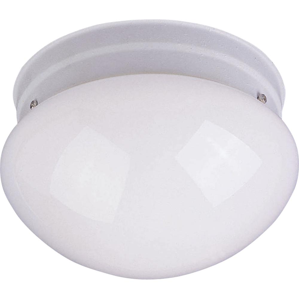 Maxim Lighting 5881WTWT Essentials 2-Light Flush Mount in White