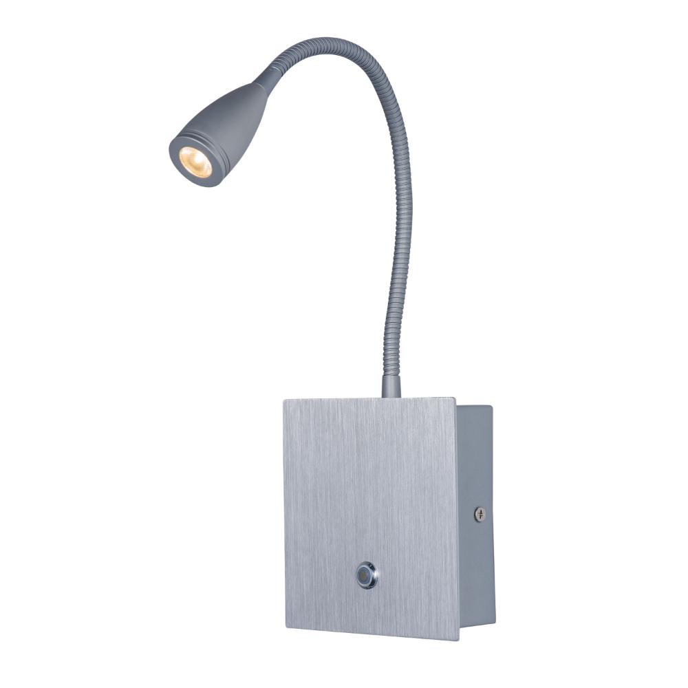 Maxim Lighting 60100SV Hotel LED 1-Light Wall Sconce in Silver