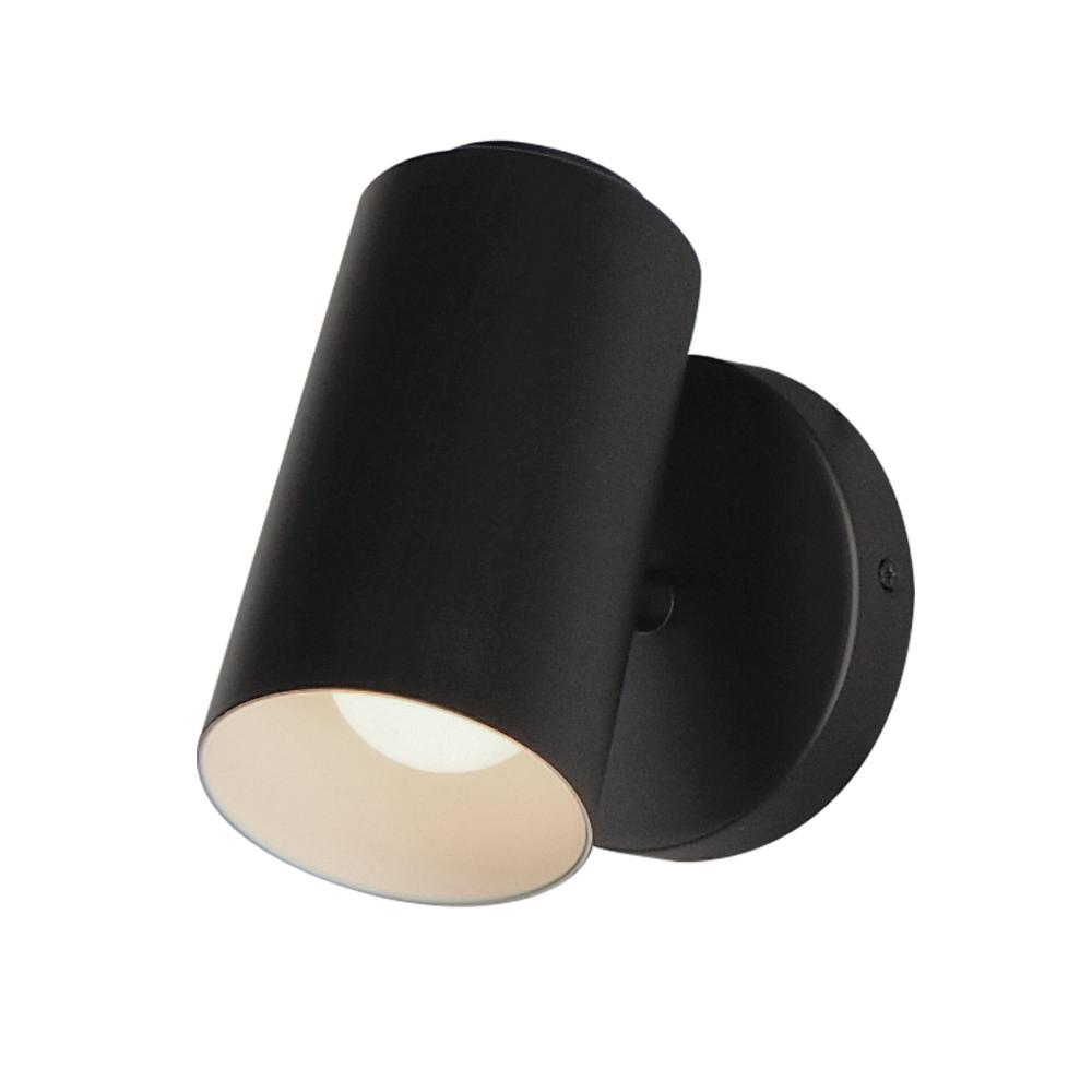 Maxim Lighting 62001BK SpotLight Outdoor LED Sconce - Cylinder in Black