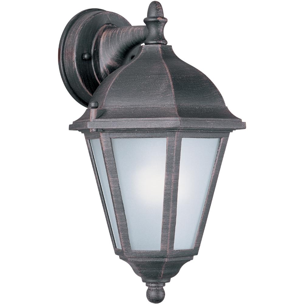 Maxim Lighting 65100RP Westlake LED 1-Light Outdoor Wall Lantern in Rust Patina