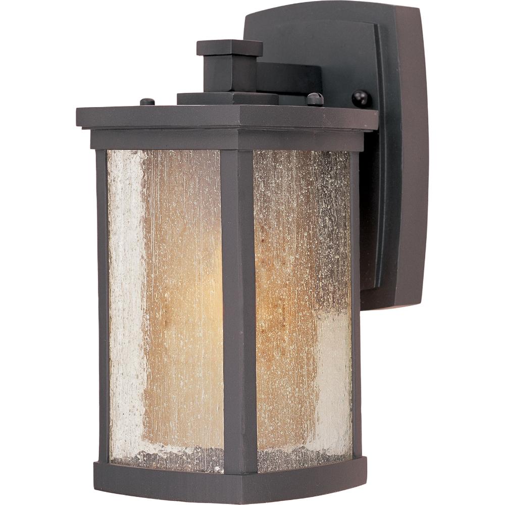 Maxim Lighting 65652CDWSBZ Bungalow LED 1-Light Wall Lantern in Bronze