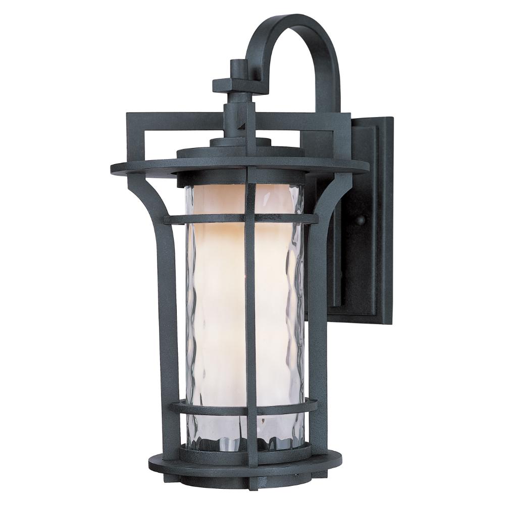 Maxim Lighting 65785WGBO Oakville LED 1-Light Outdoor Wall Lantern in Black Oxide