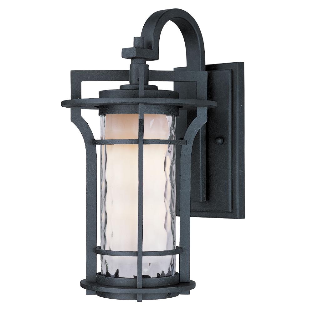 Maxim Lighting 65786WGBO Oakville LED 1-Light Outdoor Wall Lantern in Black Oxide