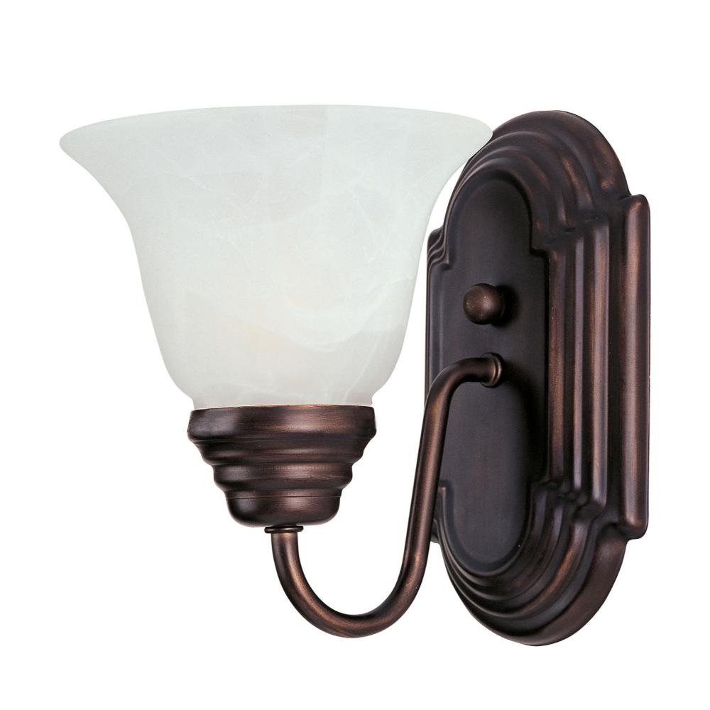 Maxim Lighting 8011MROI Essentials 1-Light Wall Sconce in Oil Rubbed Bronze