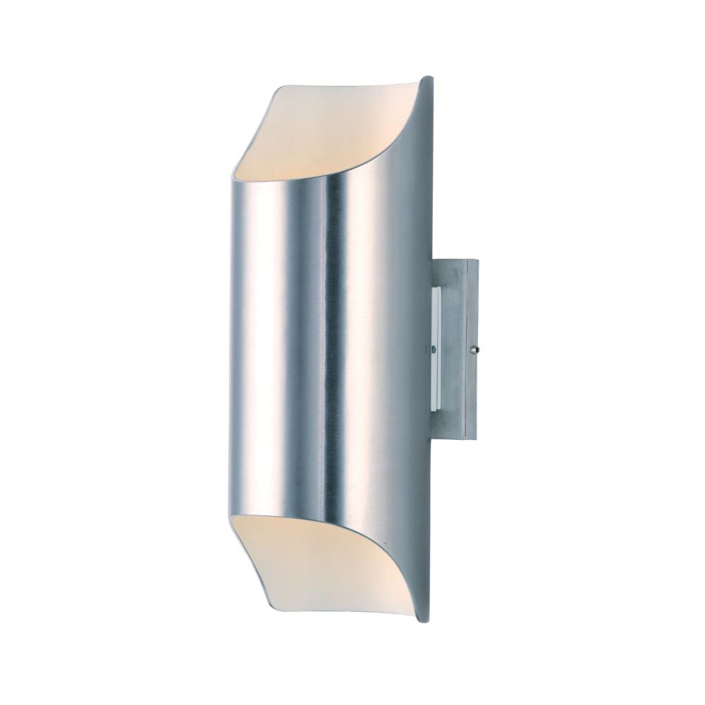 Maxim Lighting 86119AL Lightray LED Outdoor Wall Sconce in Brushed Aluminum