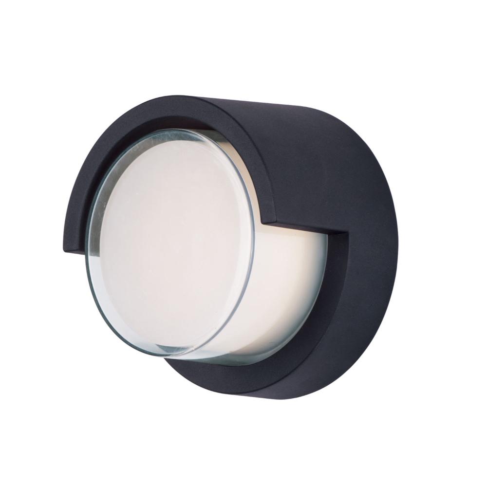 Maxim Lighting 86162BK Eyebrow LED 1-Light Wall Mount in Black