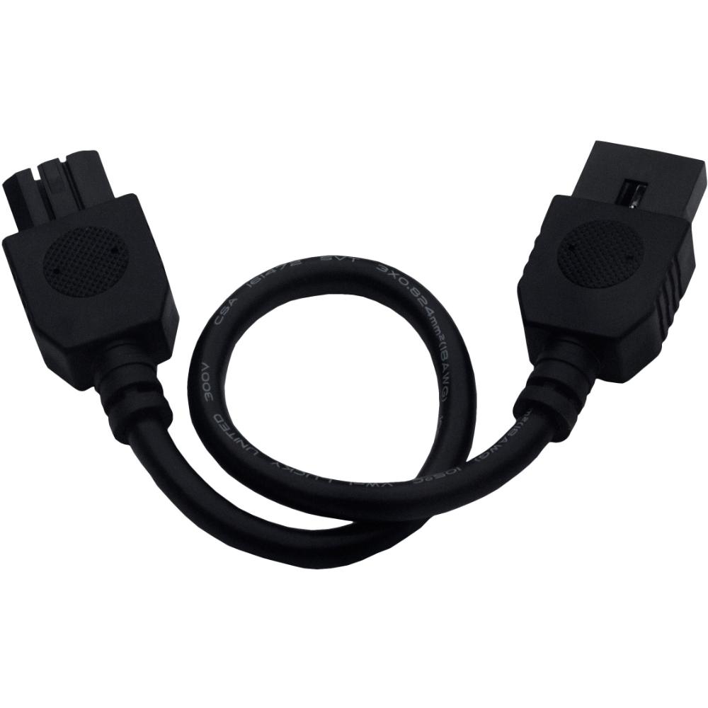 Maxim Lighting 87876BK CounterMax MXInterLink4 9" Connector Cord in Black
