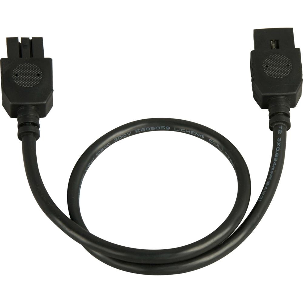 Maxim Lighting 87877BK CounterMax MXInterLink4 18" Connector Cord in Black