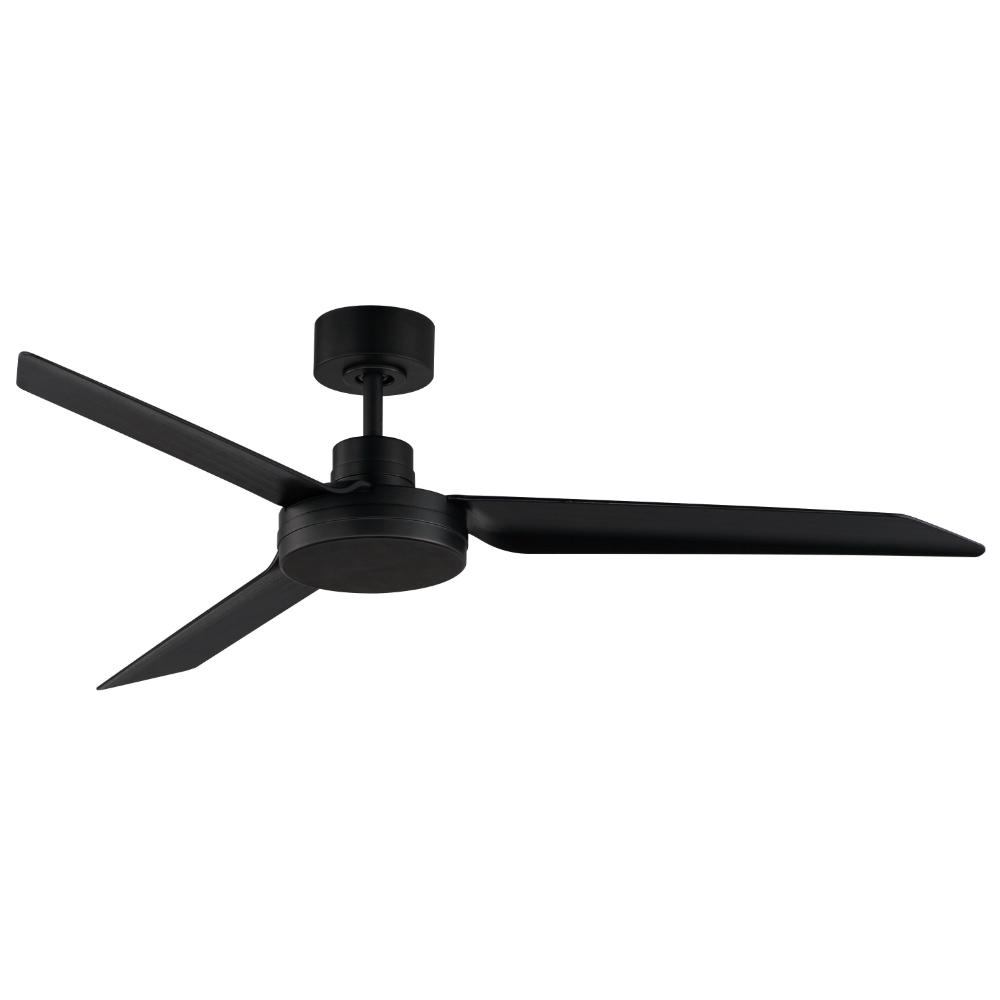 Maxim 88807BK Ultra Slim Indoor/Outdoor 3-Blade Fan in Black