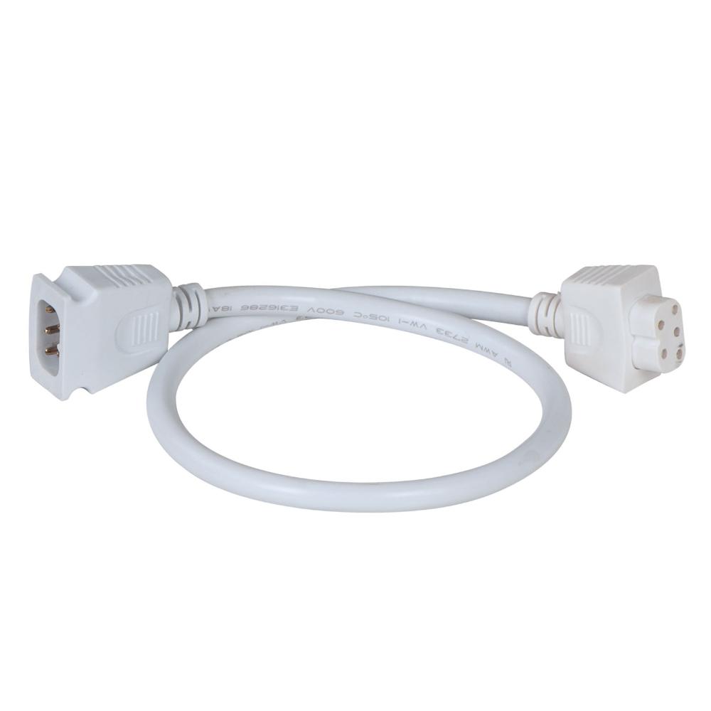 Maxim Lighting 88964WT CounterMax 120V Slim 18" Interlink Cord in White