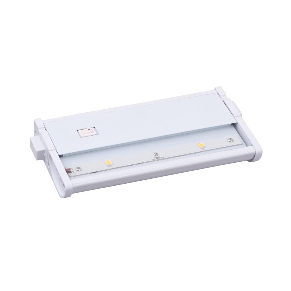 Maxim Lighting 89912WT CounterMax MX-L120DC 7" 3000K 2-LED Under Cabinet in White