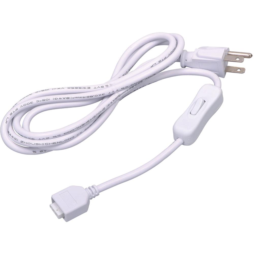 Maxim Lighting 89954WT CounterMax MXInterLink5 72" Power Cord in White