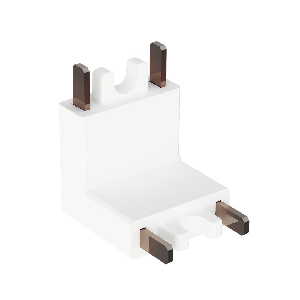 ET2 ETMSC90-W2C-WT Continuum Track Wall To Ceiling Connector - White Finish