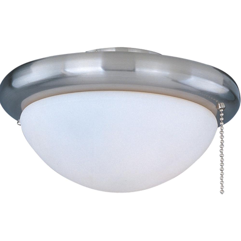 Maxim Lighting FKT206SN 1-Light Ceiling Fan Light Kit in Satin Nickel