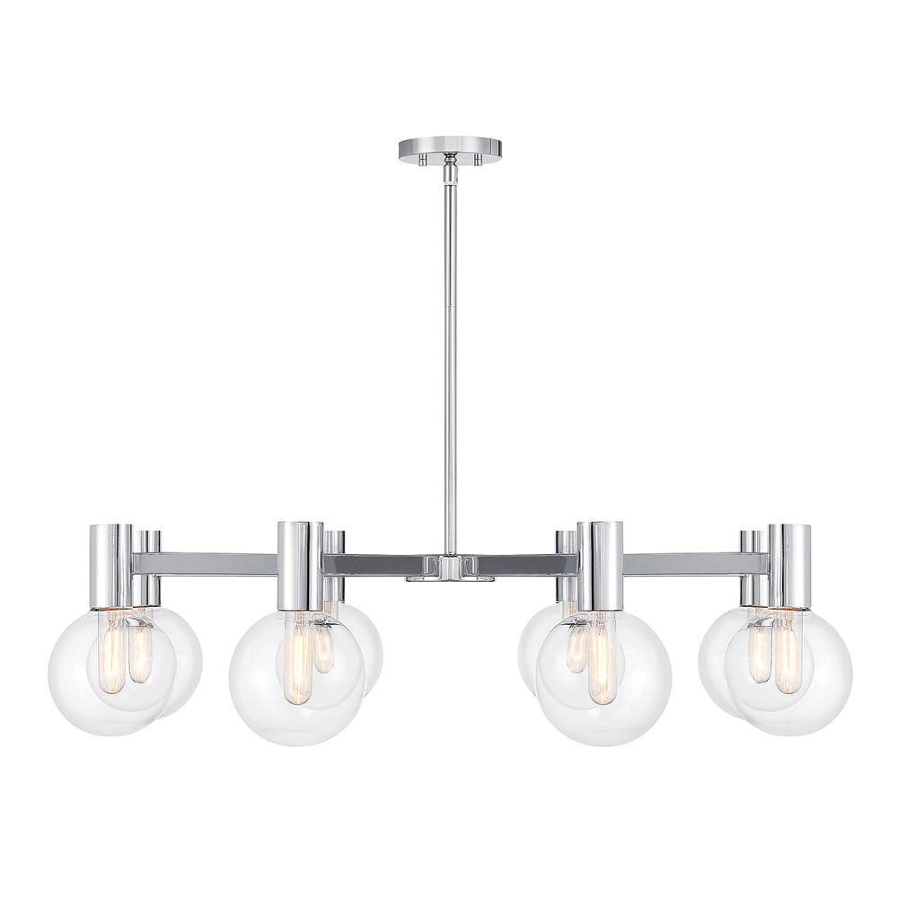 Savoy House 1-3074-8-11 Wright 8-Light Chandelier in Chrome