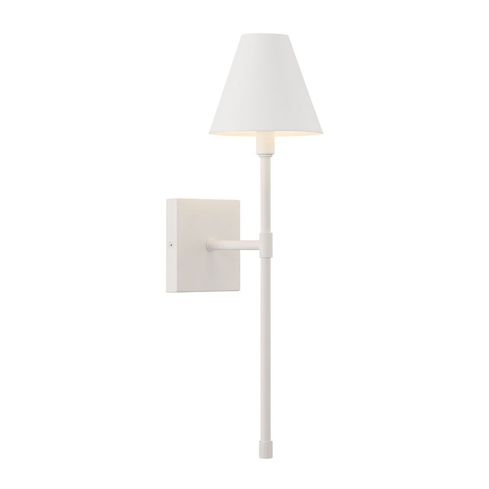 Savoy House 9-5201-1-83 Jefferson 1-Light Wall Sconce in Bisque White