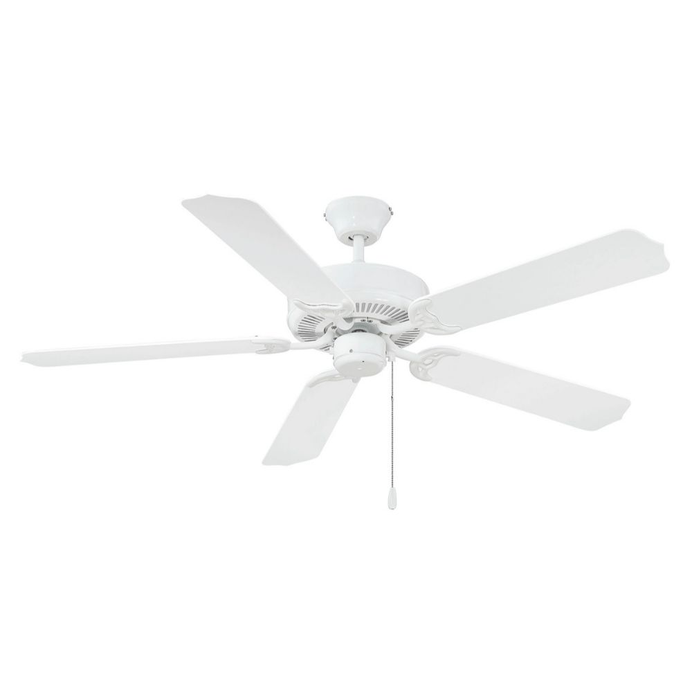 Meridian M2020WH 52" Outdoor Ceiling Fan in White