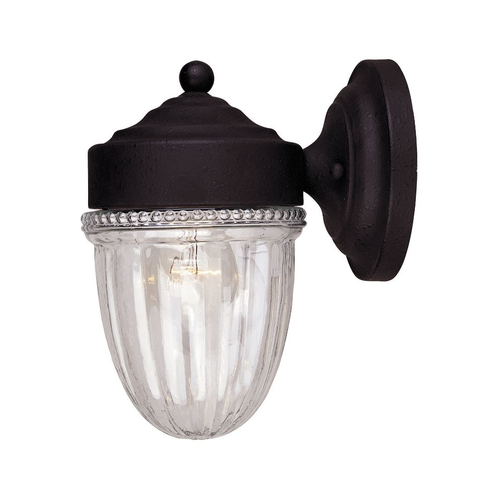 Meridian Lighting M50060TB 1-Light Outdoor Wall Sconce in Textured Black