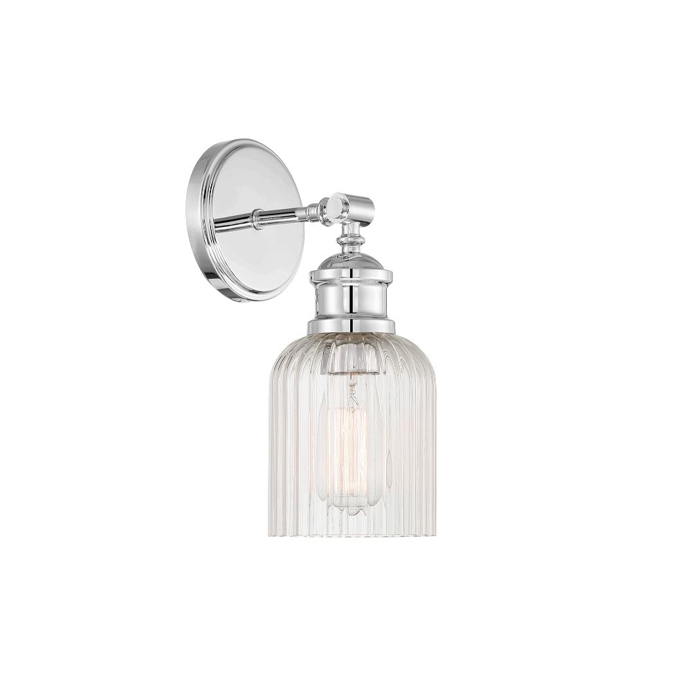 Meridian Lighting M90083CH 1-Light Wall Sconce in Chrome