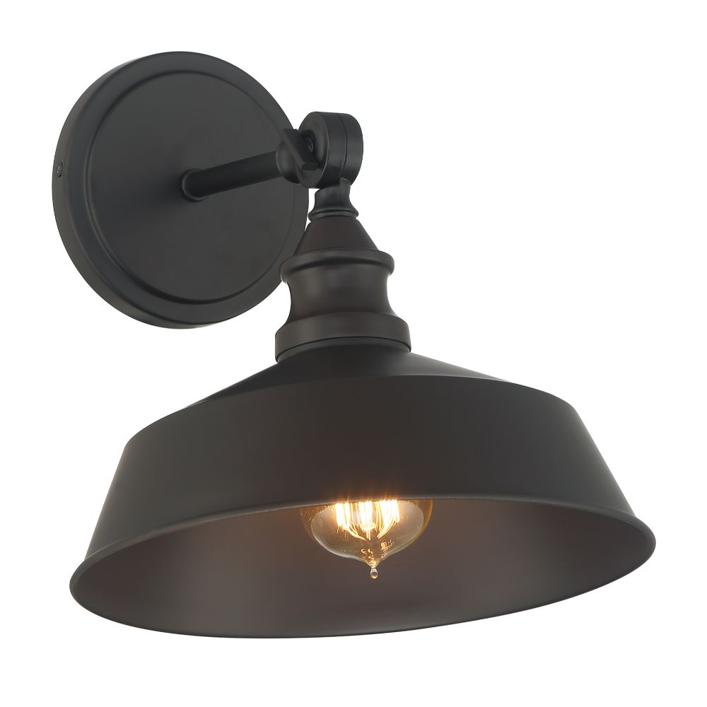 Meridian Lighting M90090ORB 1-Light Wall Sconce in Oil Rubbed Bronze