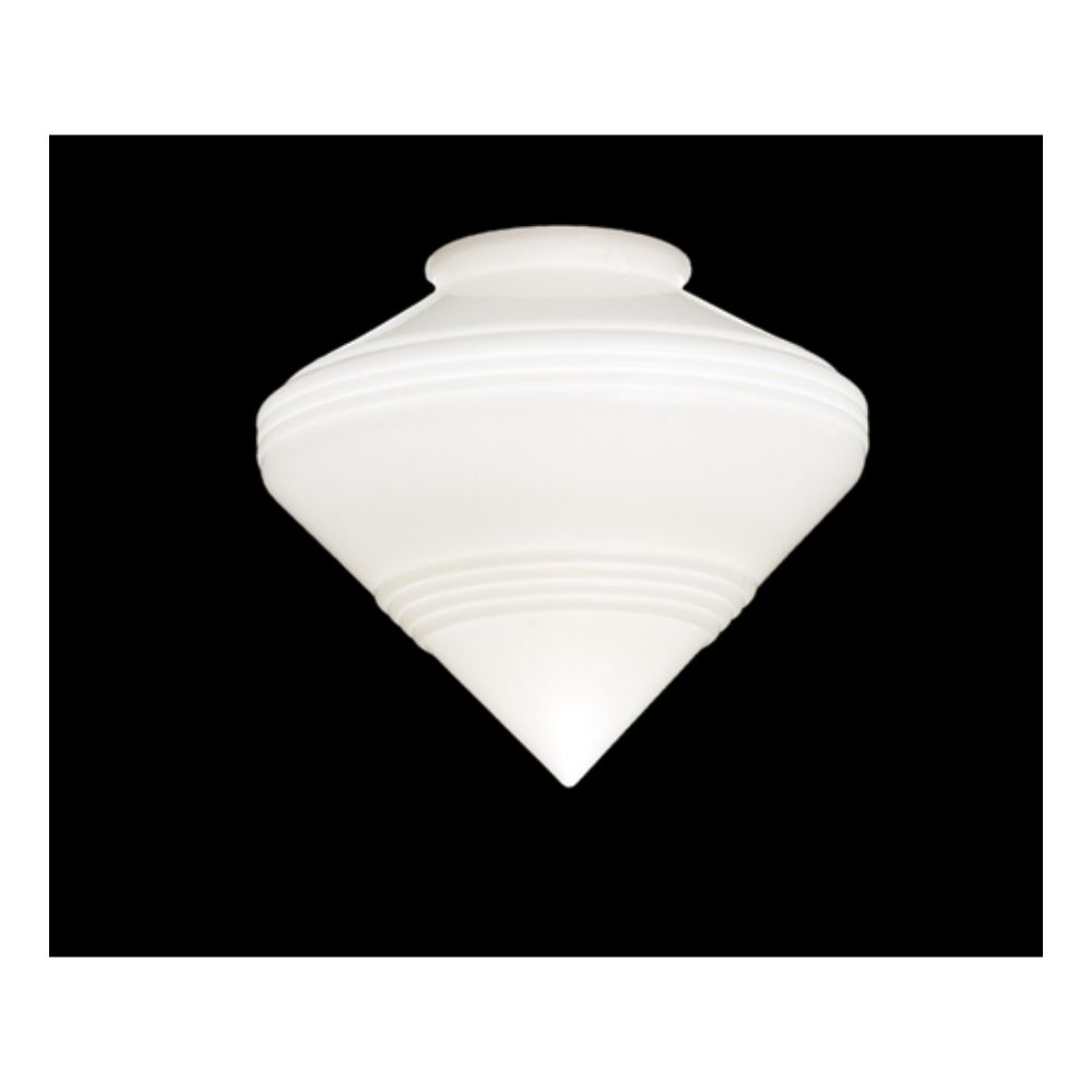 Meyda Tiffany Lighting 101433 9"W Deco Cone 4" Neck Replacement Shade