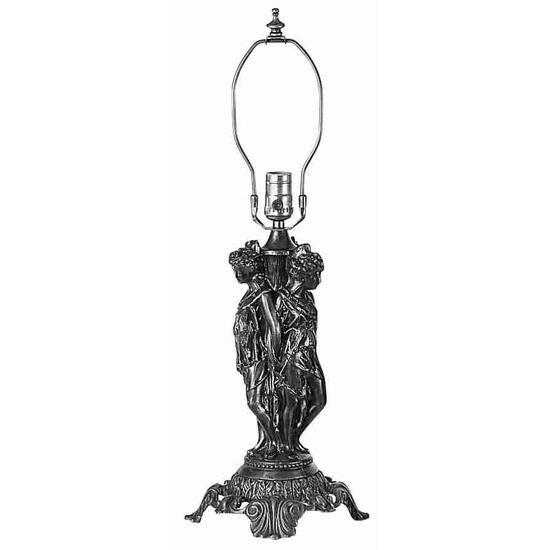 Meyda Tiffany Lighting 10260 15"H 3 Graces Table Lamp