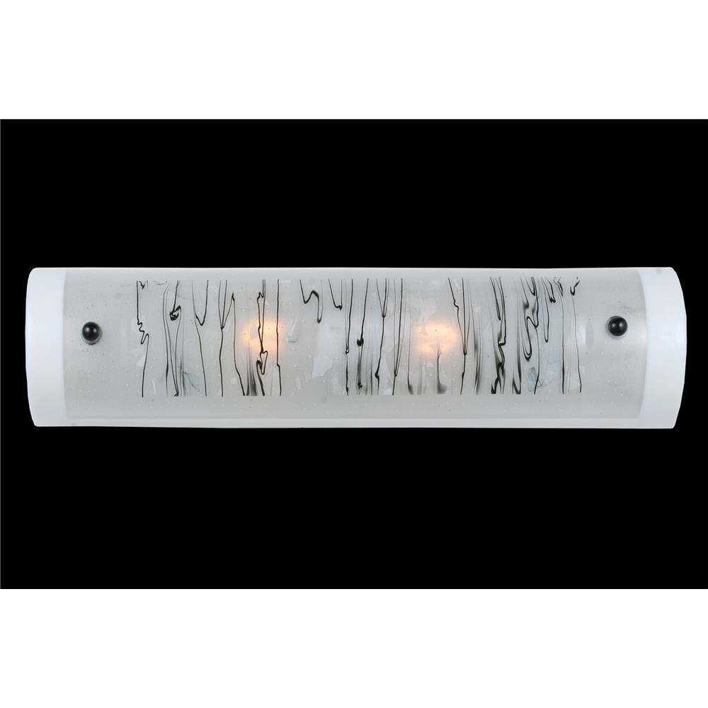 Meyda Tiffany Lighting 108364 22"W Twigs Fused Glass Vanity Light