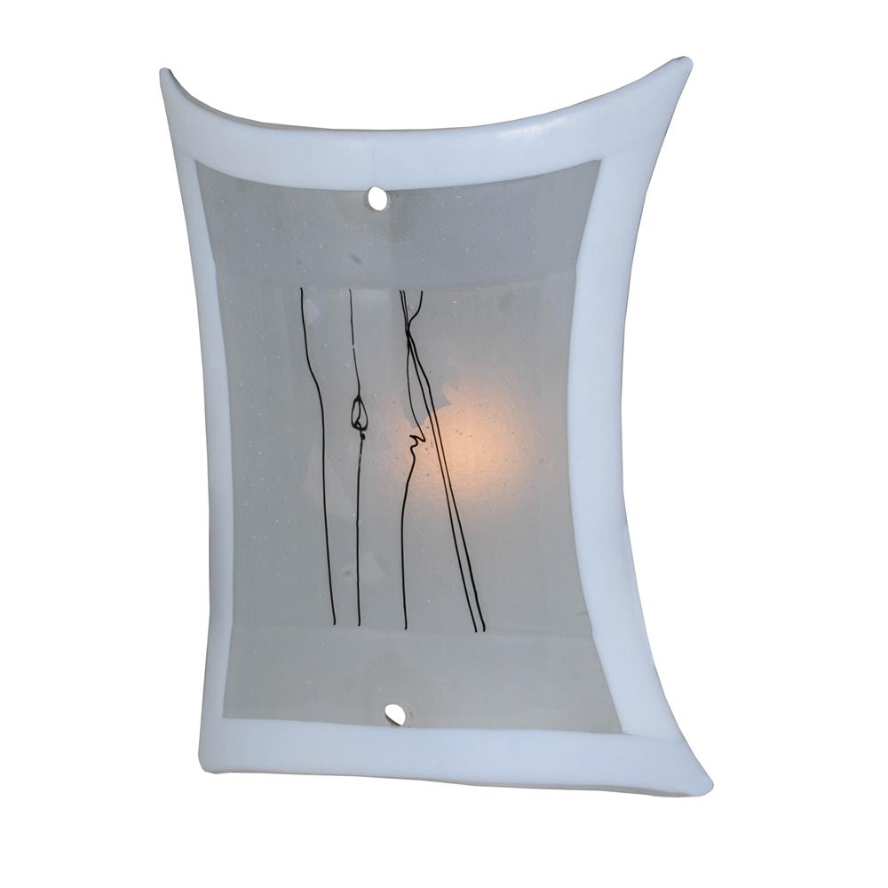 Meyda Tiffany Lighting 108793 9"W X 12"L Twigs Fused Glass Panel