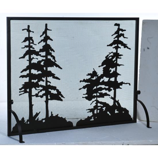 Meyda Tiffany Lighting 109441 50"W X 38"H Tall Pines Fireplace Screen
