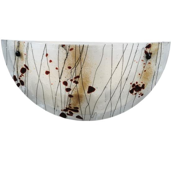 Meyda Tiffany Lighting 109614 18"W Ramoscelli Fused Glass Wall Sconce