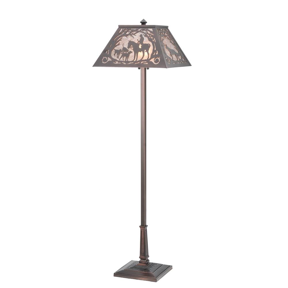 Meyda Tiffany Lighting 110194 60"H Fox Hunt Floor Lamp