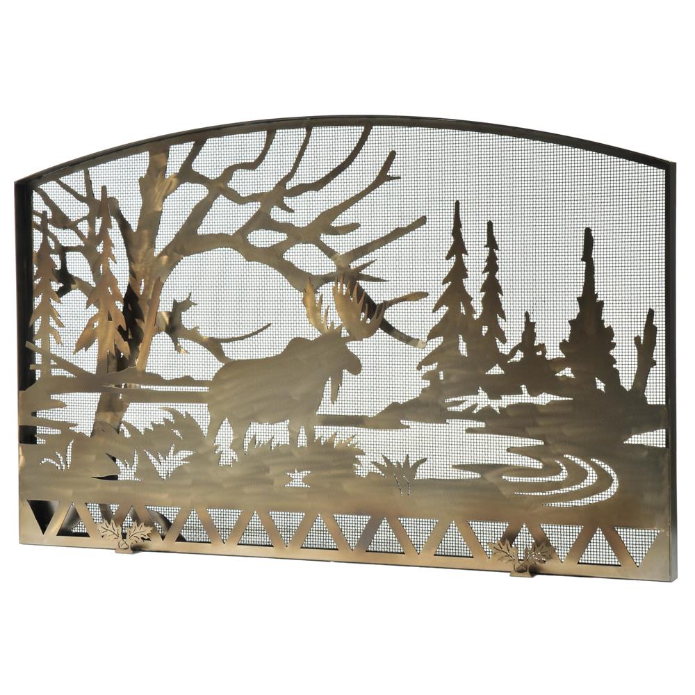 Meyda Tiffany Lighting 111149 61"W X 38"H Moose Creek Fireplace Screen