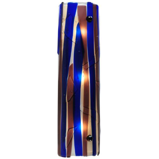 Meyda Tiffany Lighting 111308 5"W Midnight Fused Glass Vanity Light