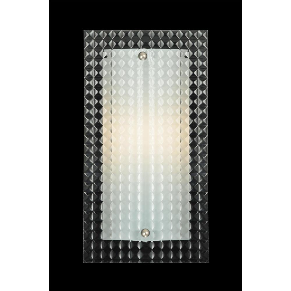 Meyda Tiffany Lighting 111415 6"W Quadrato Window Pane Wall Sconce