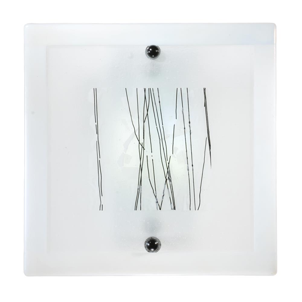Meyda Tiffany Lighting 111927 12"W Twigs Led Fused Glass Wall Sconce
