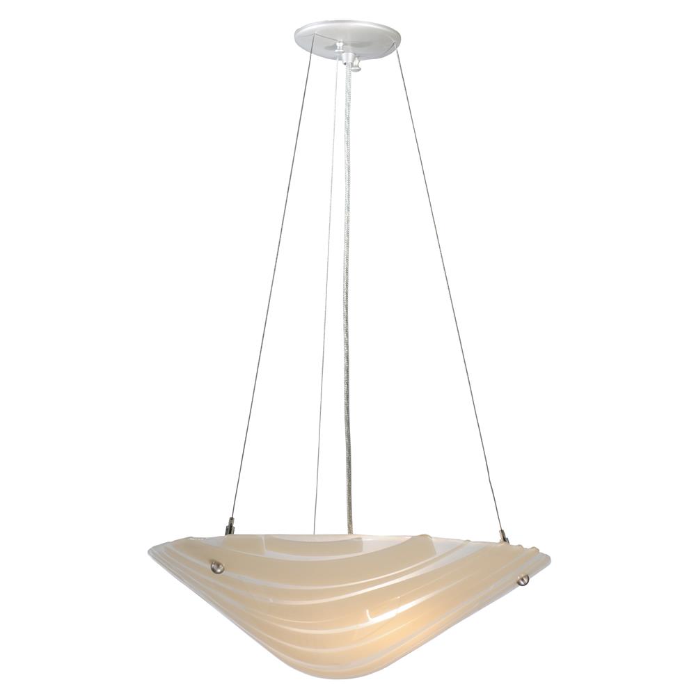 Meyda Tiffany Lighting 112131 18"W Bambu Fused Glass Inverted Pendant
