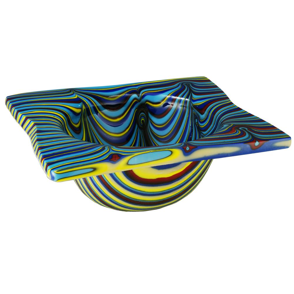 Meyda Tiffany Lighting 113016 15"W Tropical Fused Glass Bowl