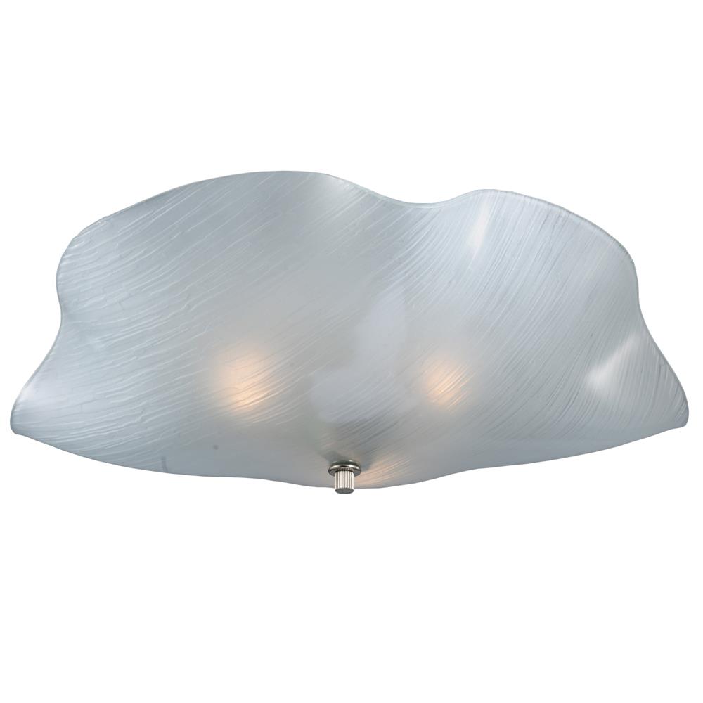 Meyda Tiffany Lighting 114165 16"W Organic Art Glass Mist Flushmount