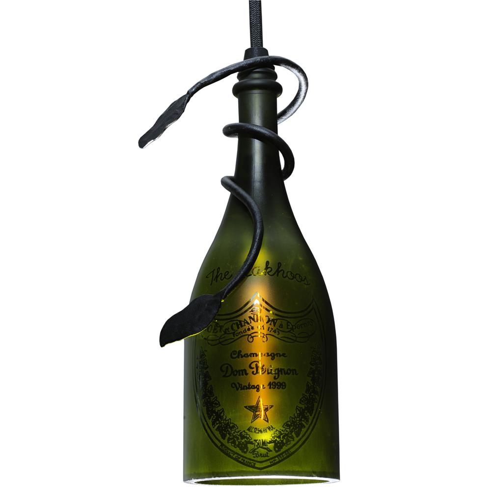 Meyda Tiffany Lighting 115129 5"W Personalized Champagne Bottle Mini Pendant