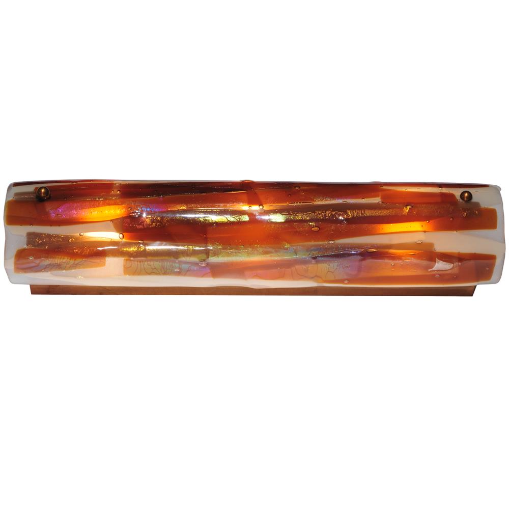 Meyda Tiffany Lighting 115524 24"W Marina Fused Glass Vanity Light