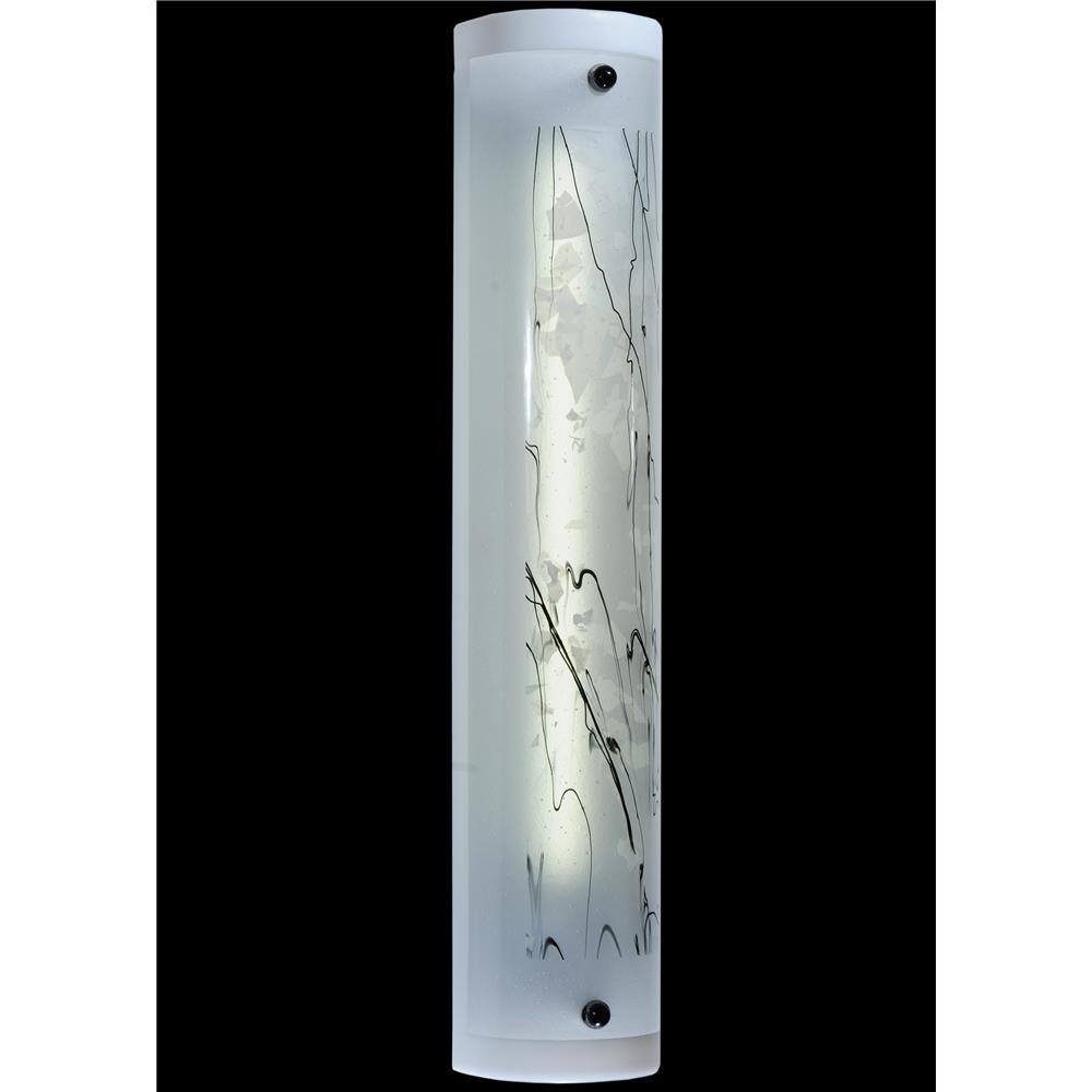 Meyda Tiffany Lighting 116071 5"W Twigs Fused Glass Wall Sconce