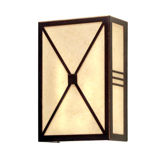Meyda Lighting 116082 8" Wide Whitewing Wall Sconce