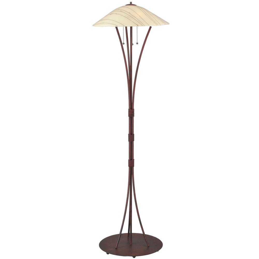 Meyda Tiffany Lighting 117164 65"H Branches Fused Glass Floor Lamp