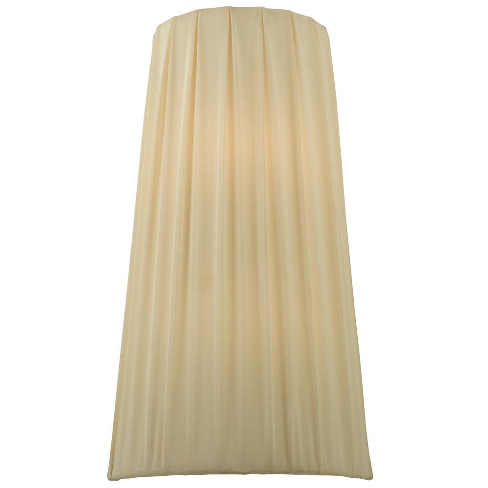 Meyda Tiffany Lighting 119129 9"W Channell Tapered & Pleated Wall Sconce