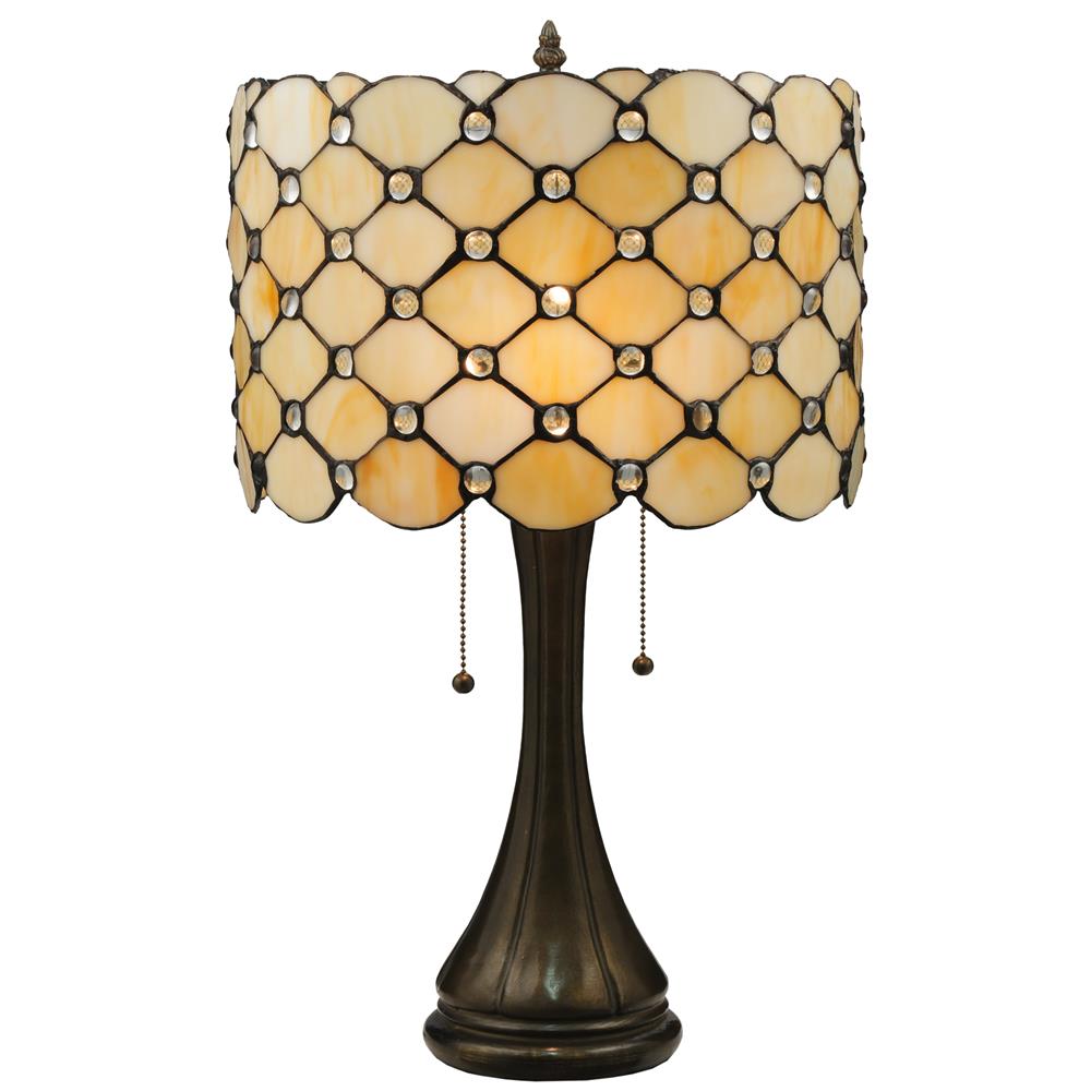 Meyda Tiffany Lighting 119589 21"H Giacomo Table Lamp