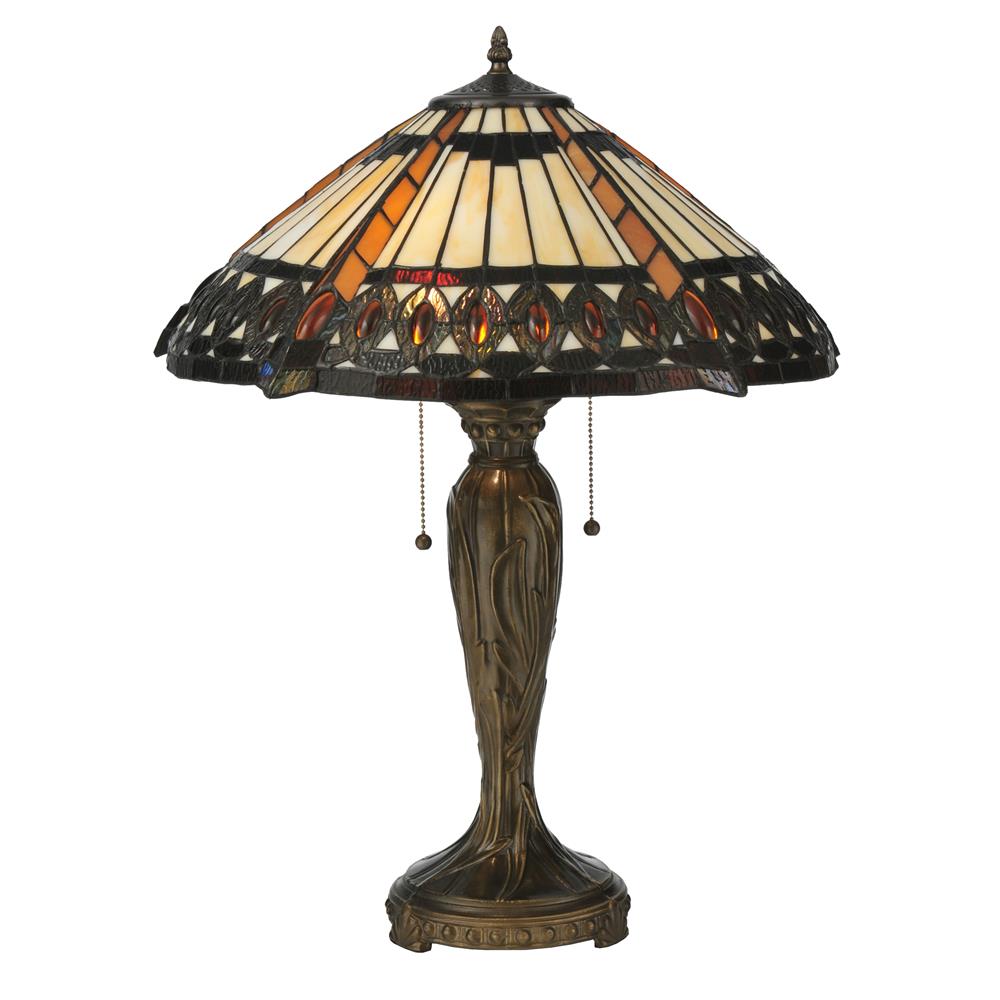 Meyda Tiffany Lighting 119679 25"H Cleopatra Table Lamp